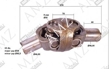 ZF7029910411 ÖN AKS MAFSAL KOMPLESİ APL345-350